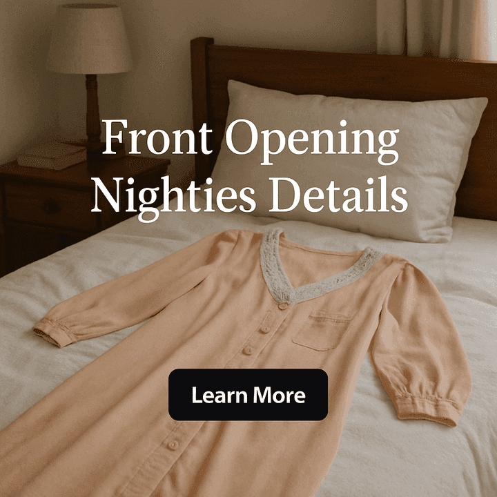 The 2025 Comfort Shift: Why Front-Opening Nighties Are Redefining Practical Sleepwear