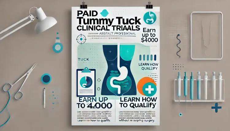 How to Join Tummy Tuck Trials and You May Earn Up to Four Figures