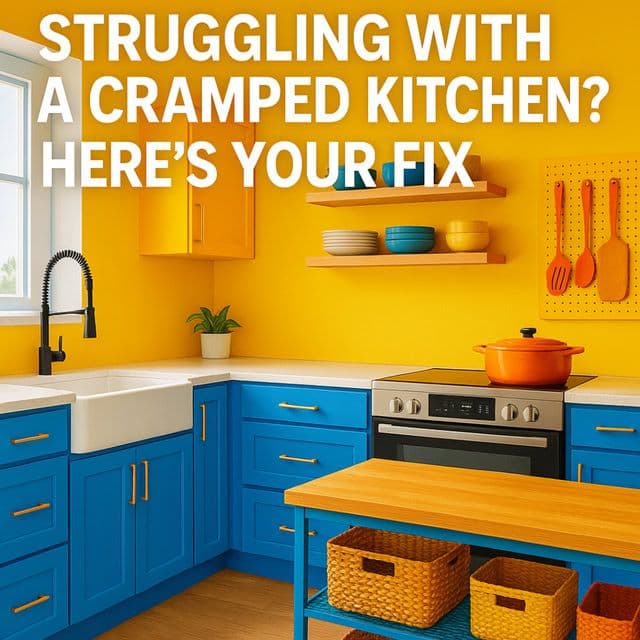 Struggling with a Cramped Kitchen? Here’s How Experts Are Making Small Spaces Feel Spacious