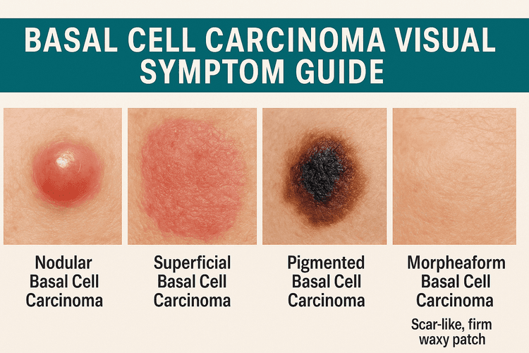 Basal Cell Carcinoma Visual Symptom Guide: How to Recognize the Early Signs