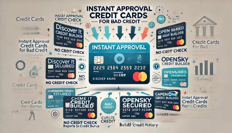 Get Instant Approval Credit Cards for Bad Credit!
