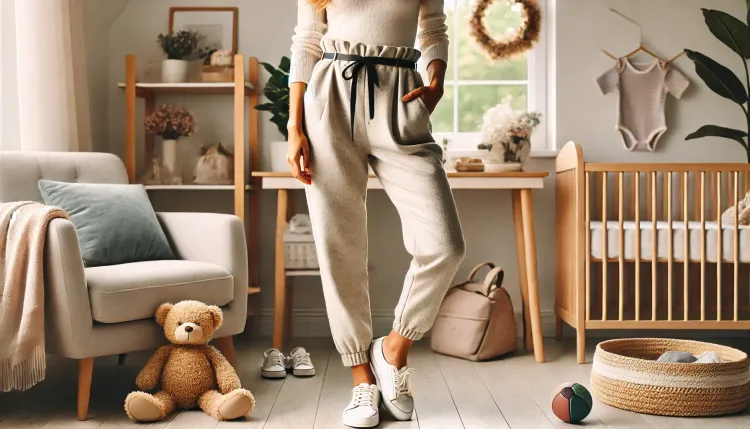 Why Pull-On Pants Are Every New Mom’s Secret Comfort Weapon