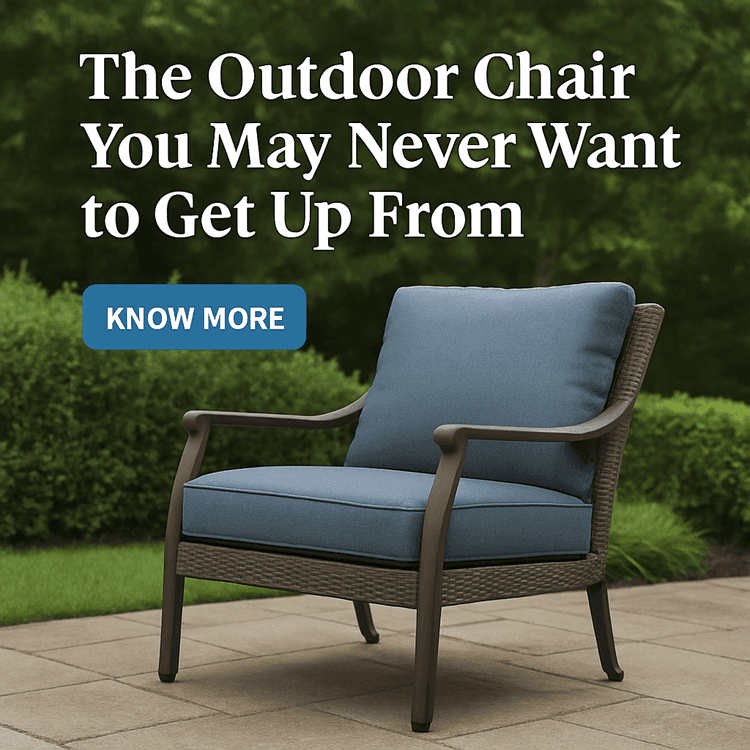 The Outdoor Chair You May Never Want to Get Up From
