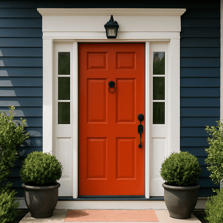 Is The New Trending Front Door Color Too Bold?