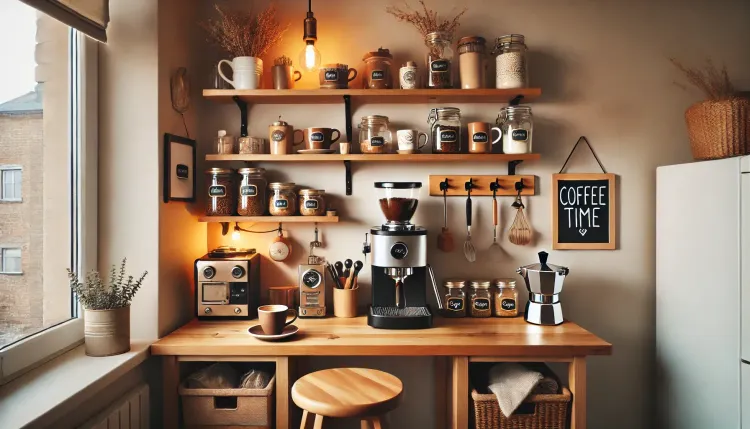 Turn a Tiny Corner into Your Dream Coffee Bar ☕✨