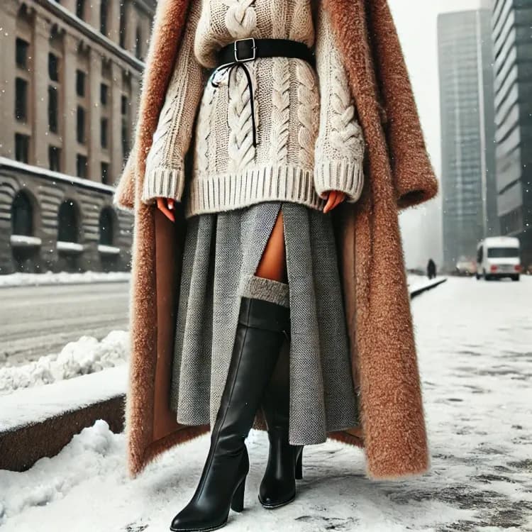 Maxi Skirts Trends 2025 Perfect for Cold Days